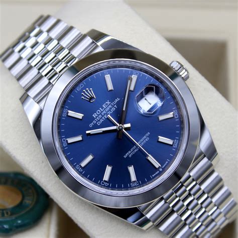 rolex uhren blaues zifferblatt|Rolex gehäuse.